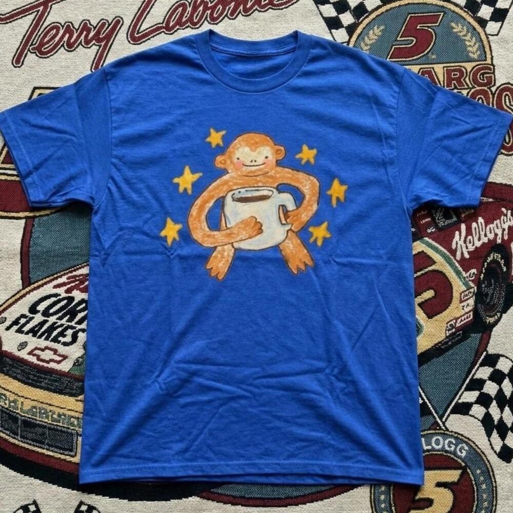 Blue Monkey Coffee T Shirt